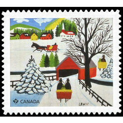 canada stamp 3255i winter sleigh ride 2020