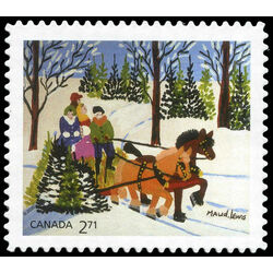 canada stamp 3257i family and sled 2 71 2020