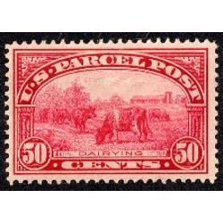 us stamp q parcel post q10 dairying parcel post 50 1913