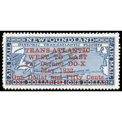 newfoundland stamp c12 historic transatlantic flights 1932 M VF 015