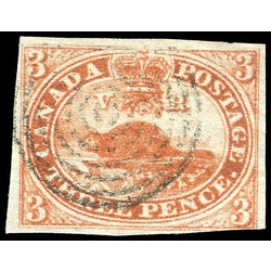 canada stamp 4xi beaver 3d 1852 U F VF 002
