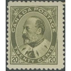 canada stamp 94xx edward vii 20 1904