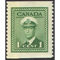 canada stamp 249cs king george vi in navy uniform 1 1943