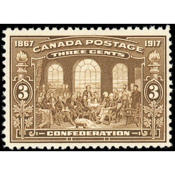 canada stamp 135 fathers of confederation 3 1917 M F VFNH 011