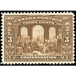 canada stamp 135 fathers of confederation 3 1917 M VFNH 012