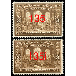 canada stamp 135i fathers of confederation 3 1917