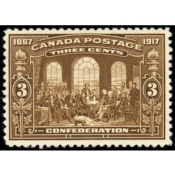 canada stamp 135i fathers of confederation 3 1917 M VF 002