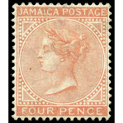 jamaica stamp 10 queen victoria 1872