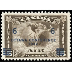 canada stamp c air mail c4 c2 surcharged mercury with scroll in hand 6 1932