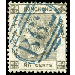 hong kong stamp 7 queen victoria 96 1862