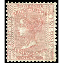 british columbia vancouver island stamp 2 queen victoria 2 d 1860 M FOG 020