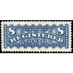 canada stamp f registration f3 registered stamp 8 1876 M XF 029