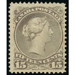canada stamp 29 queen victoria 15 1868