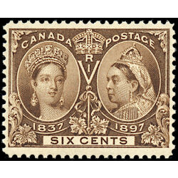 canada stamp 55 queen victoria diamond jubilee 6 1897 M VFNH 013