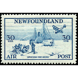 newfoundland stamp c15 spotting the herd 30 1933