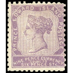 prince edward island stamp 08d queen victoria 9d 1862
