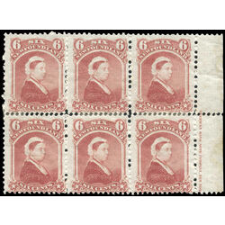 newfoundland stamp 35a queen victoria 6 1874 PB F 001