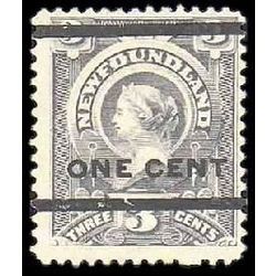 newfoundland stamp 77 queen victoria 1897