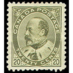 canada stamp 94i edward vii 20 1904