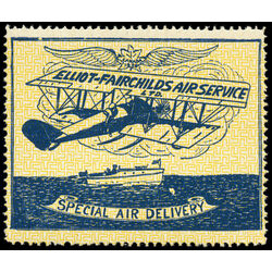 canada stamp cl air mail semi official cl9 elliot fairchild air service 25 1926
