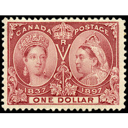 canada stamp 61 queen victoria diamond jubilee 1 1897
