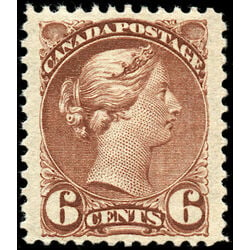 canada stamp 43 queen victoria 6 1888