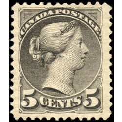 canada stamp 42 queen victoria 5 1888 M VF 022