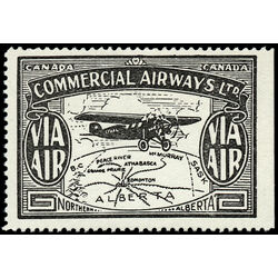 canada stamp cl air mail semi official cl47 commercial airways ltd 10 1929