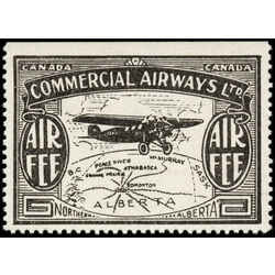 canada stamp cl air mail semi official cl48d commercial airways ltd 10 1930