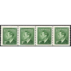 canada stamp 297i king george vi 4 x1 1950