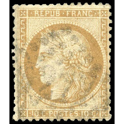 france stamp 54 ceres 10 1870