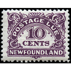 newfoundland stamp j7i postage due stamps 10 1949