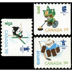 canada stamp 2311i 13i olympic emblems and mascots definitives booklets 3 81 2009