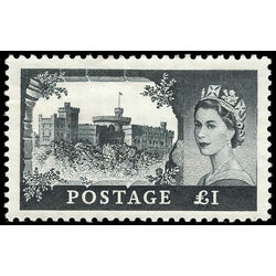 great britain stamp 312 queen elizabeth windsor england 1955