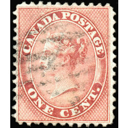 canada stamp 14 queen victoria 1 1859 U VF 036