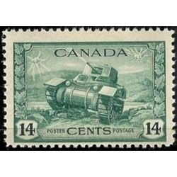 canada stamp 259i ram tank canadian army 14 1942