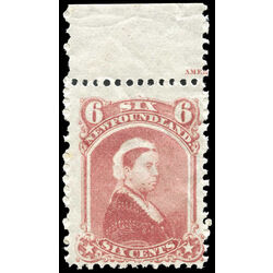 newfoundland stamp 35 queen victoria 6 1870 M FNH 004