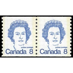 canada stamp 604 pair queen elizabeth ii 1974