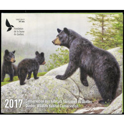 quebec wildlife habitat conservation stamp qw30 black bears 12 2017