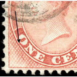 canada stamp 14 queen victoria 1 1859 U VF 045