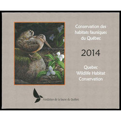 quebec wildlife habitat conservation stamp qw27a american woodcock 2014