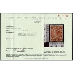 canada stamp 20 queen victoria 2 1859 M F VFOG 018