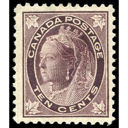 canada stamp 73 queen victoria 10 1897 M VF 013