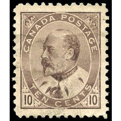 canada stamp 93 edward vii 10 1903 U XF 013