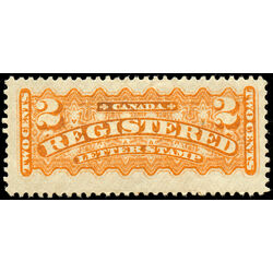 canada stamp f registration f1 registered stamp 2 1875 M VFNH 019