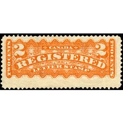 canada stamp f registration f1 registered stamp 2 1875 M F 020