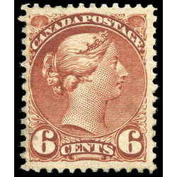 canada stamp 43 queen victoria 6 1888 M F VF 038
