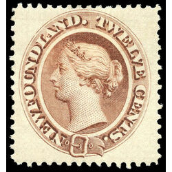 newfoundland stamp 29 queen victoria 12 1894 M VF 010