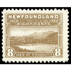 newfoundland stamp 93 view of mosquito 8 1910 M F VF 008