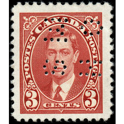 canada stamp o official o233 king george vi 3 1937